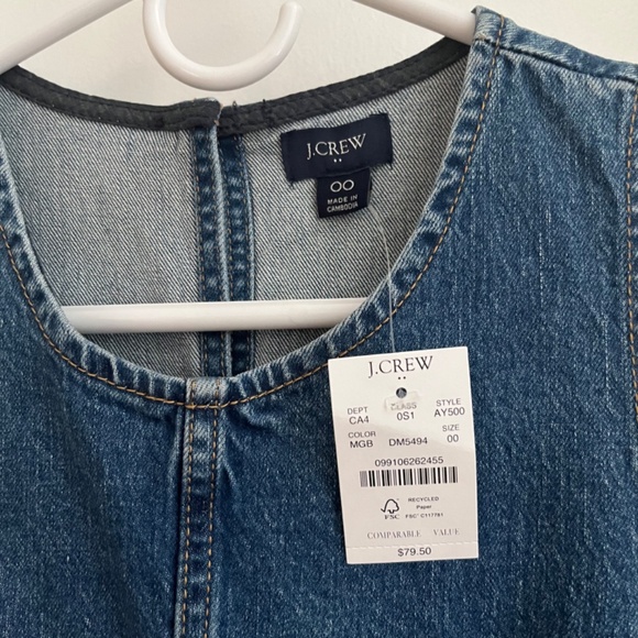 J. Crew Factory | Denim Shift Dress - Picture 4 of 6